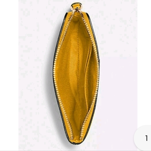 NWOT Coach Corner Zip Wristlet Signature Canvas - Picture 2 of 8